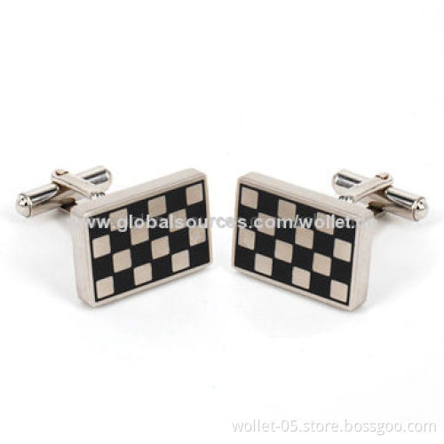 2014 New Product China Wholesale Alloy Metal Cufflinks, Customized Logos Accepted